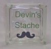 Custom Glass Block Stache Bank
